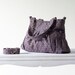 Purple Messenger bag , Shoulder bag , Crossbody bag in pattern wool - Elessa bag