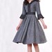 Grey linen dress (MM03)