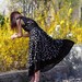 Chiffon dress with butterfly(E61171187)
