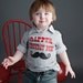 Dapper Birthday Dude Tee - For Little Man, Mustache Birthday Party - Size 6 Months - 5T