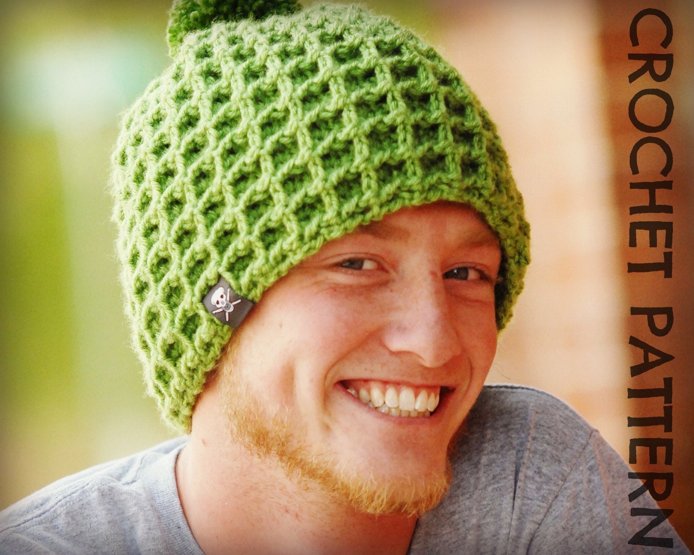 CROCHET HAT PATTERN Little Waffle Ski Beanie