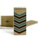 blue chevron notebook