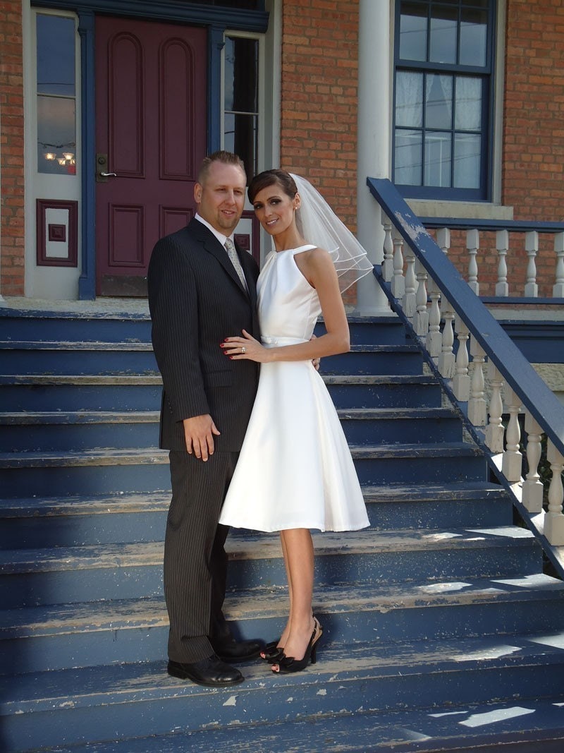 Audrey - Wedding Cocktail Bridesmaid Tea Length Dress