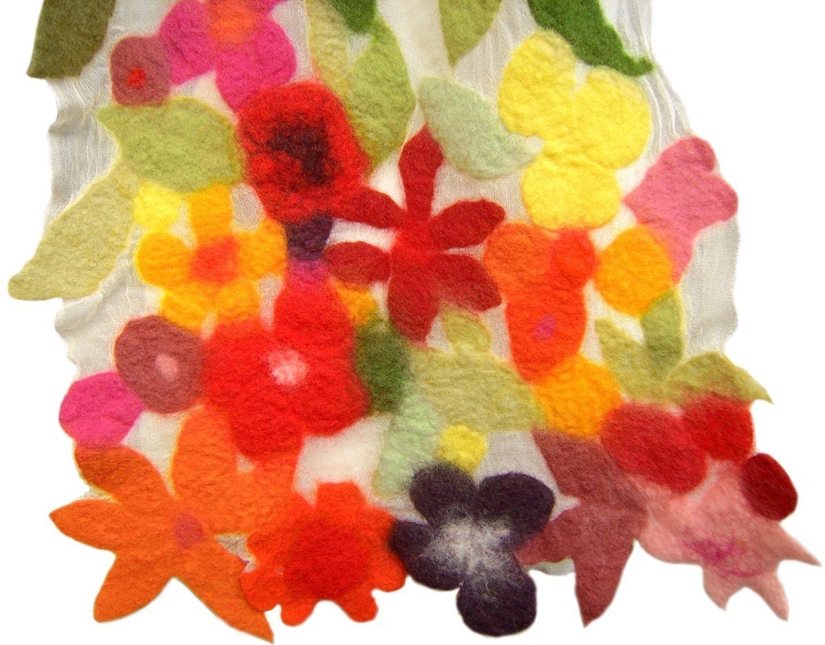Millefiori Nuno Felt Scarf by AVAoriginal