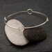 Sterling Silver Ring- Simple Silver Ring- Silver Circle Ring- Simple Modern Minimal Ring- Handmade Silver Ring- sizes 4 -11