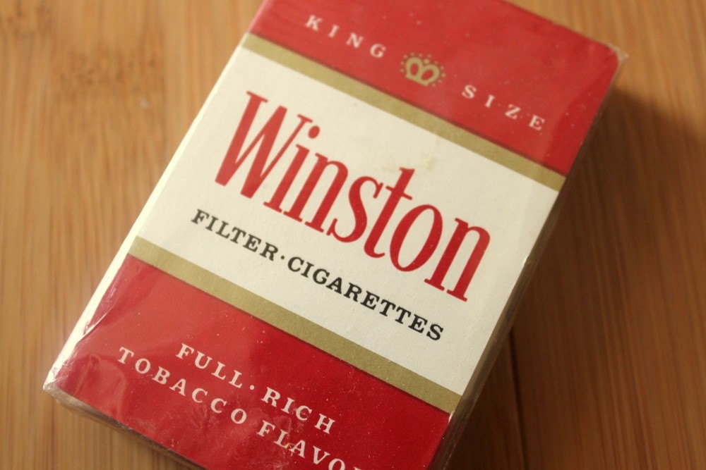 winston cigarettes packaging