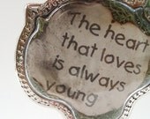 The Heart That Loves Faux Stone Heart Terrarium Locket Necklace Mini Curio Display Natural World