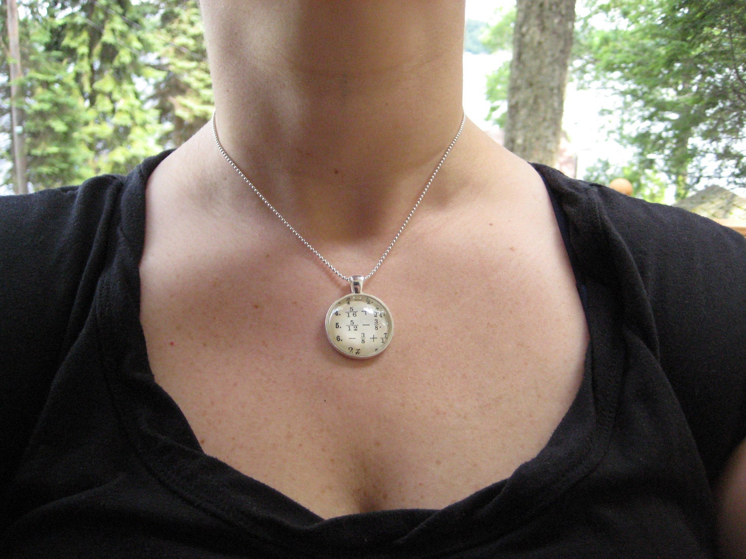 Silver Parabola Pendant