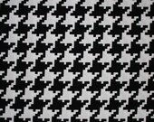 Michael Miller by Paula Prass Houndstooth in Black and White - 1 yard