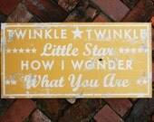 Twinkle Twinkle Little Star 14x28