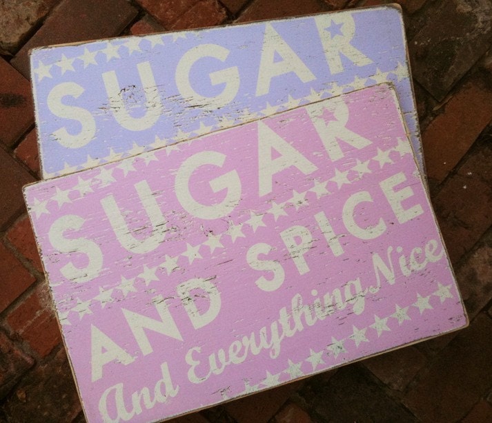 Sugar and Spice and Everything Nice 16 x 22