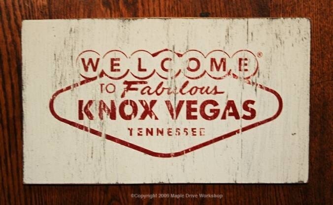 KnoxVegas rustic-weathered wooden sign 12x20
