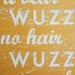 Fuzzy Wuzzy Was a Bear 24x28