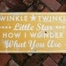 Twinkle Twinkle Little Star 14x28