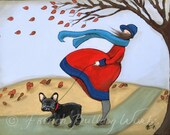 French Bulldog Bouledogue Francais Art Print Dasha Goux