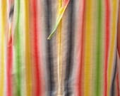 Vintage 1970s Rainbow House Dress Size Medium
