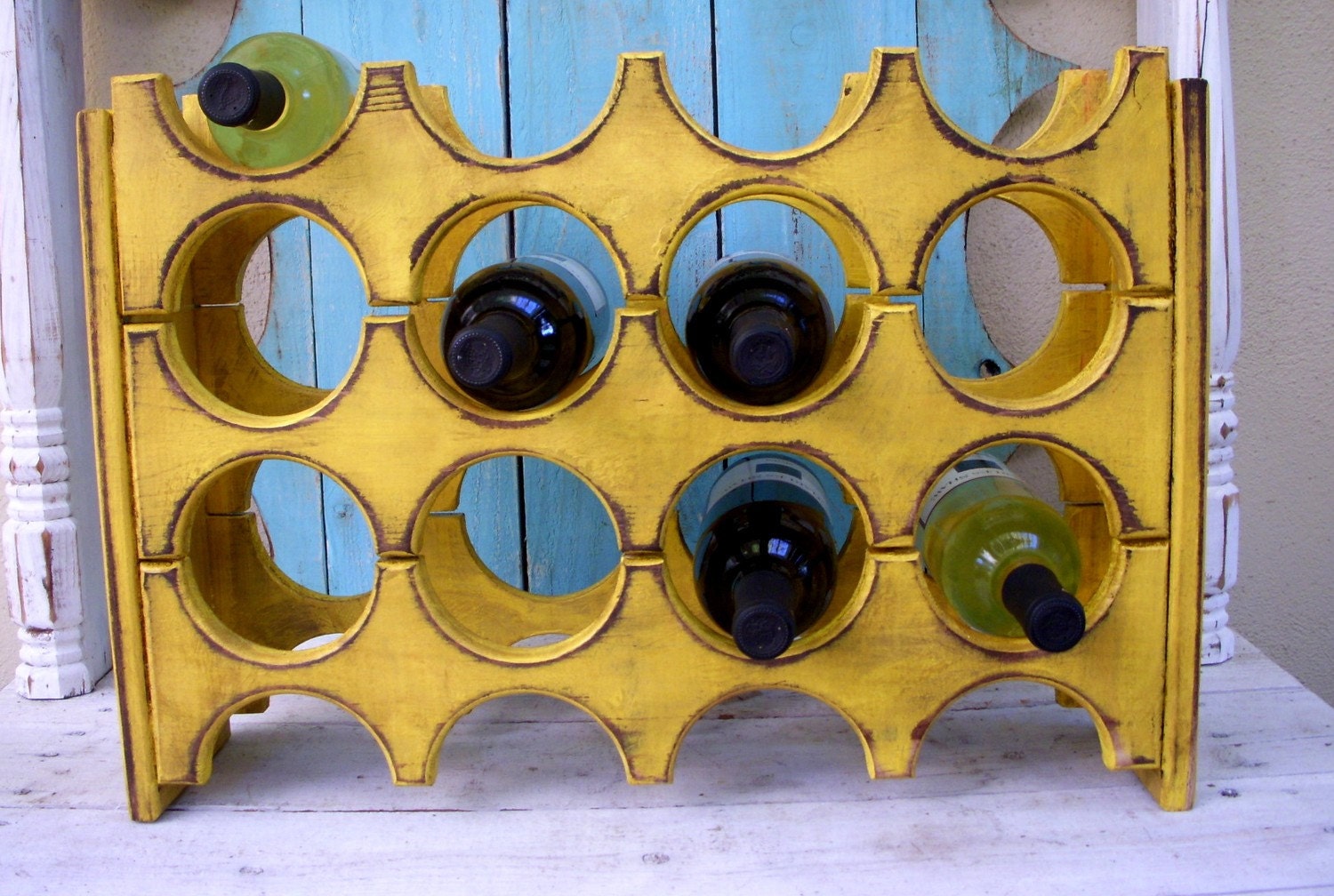 Wine Rack Storage - Kitchen Wet Bar - Handmade