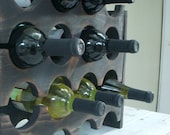 Wood Wine Rack - Rustic, Shabby Decor - Handmade - Wet Bar - Kitchen Storage