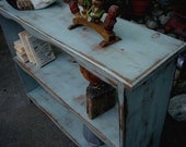 Rustic Book Shelves Shelf - Larger Size Table with Shelves - Bookshelf - Shelving - Furniture