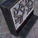 Handmade Large Wood Cabinet - Cabinet With Carved Oak Tree Doors