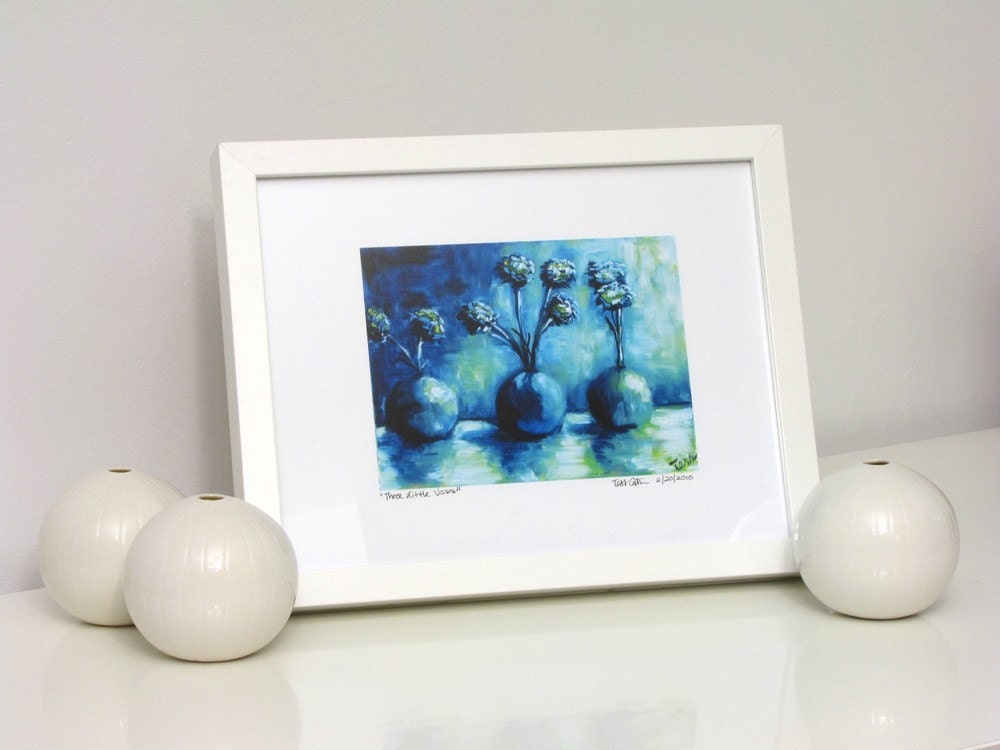 Three Little Vases - Print from an Original Painting