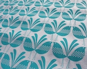 belbird - screen printed fabric
