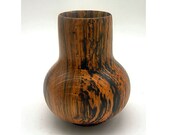 Spalted Pin Oak Orange Pencil Cup