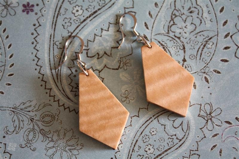 Curly Maple Earrings