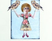 collage owl girl pets tagt team