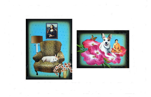 custom collage dog sample tagt team art valentines day gift pet