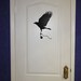 Thieving Crow with Pocket Watch- Wall Decal