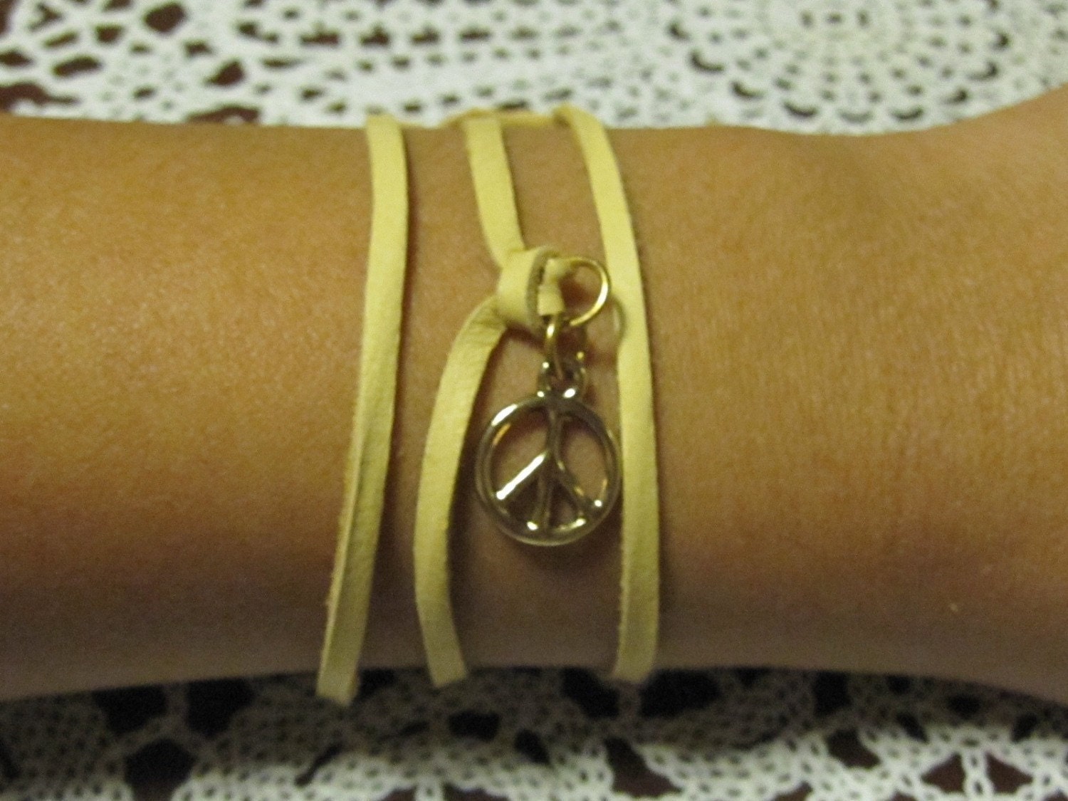 The Peace wrap around bracelet