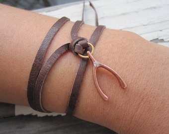 The Wishbone wrap around bracelet