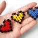 Pixel Heart Pins