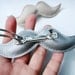 Mustache Hair Clips