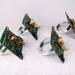 TecoChic Napkin Rings made from Recycled Computer Circuit Boards