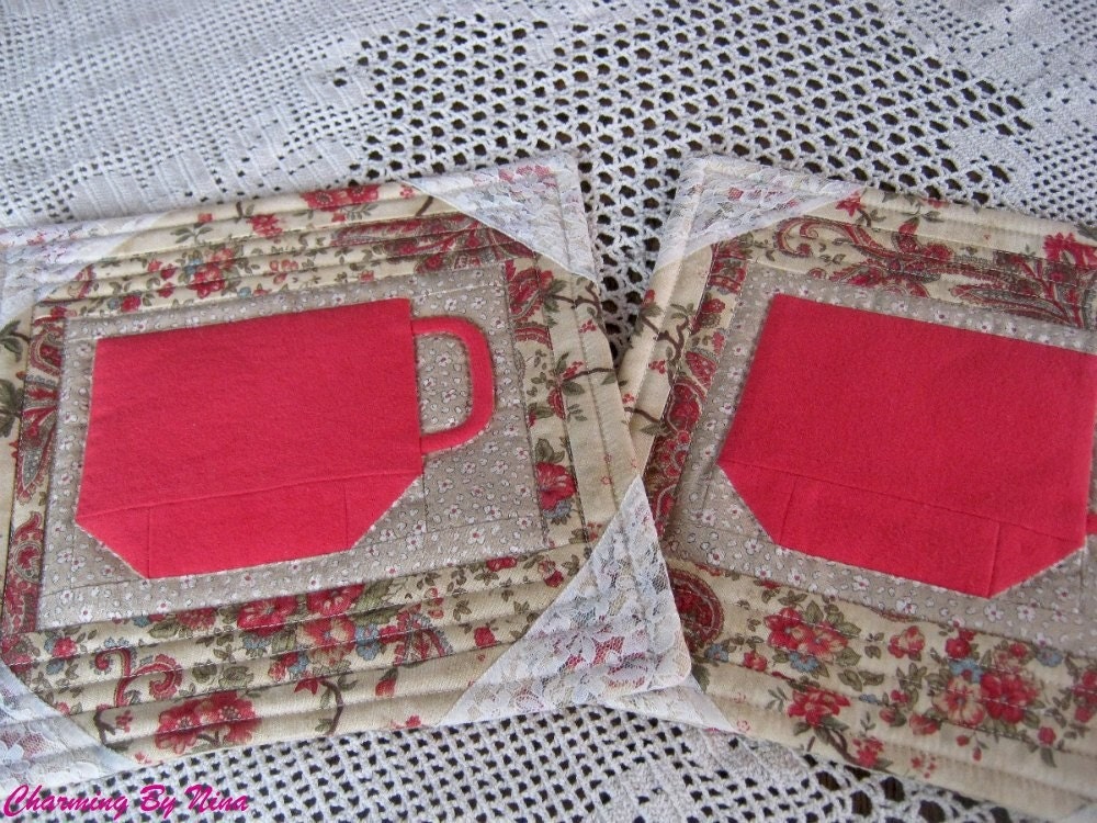 Vienna Nights Mug Mats Pair