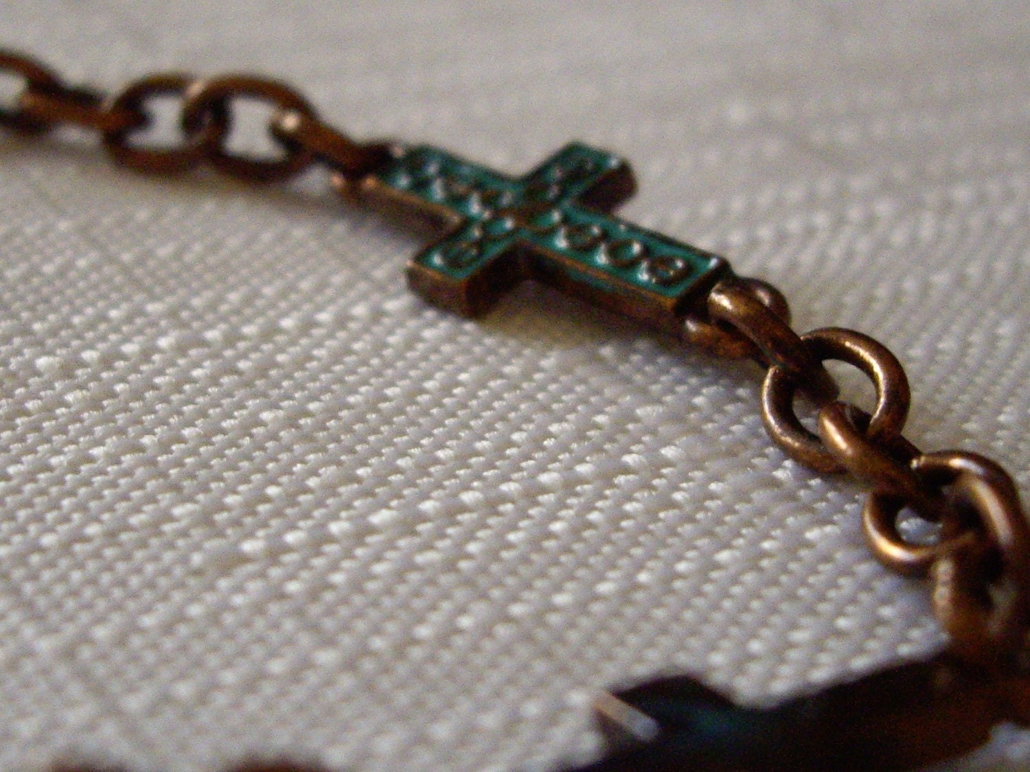 Turquoise Cross Bracelet