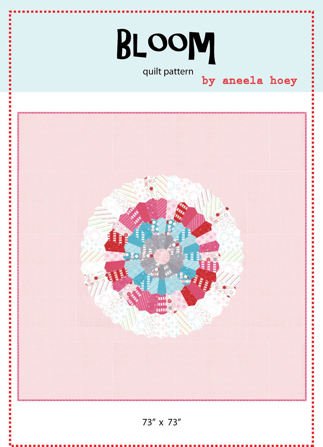 Bloom quilt pattern PDF