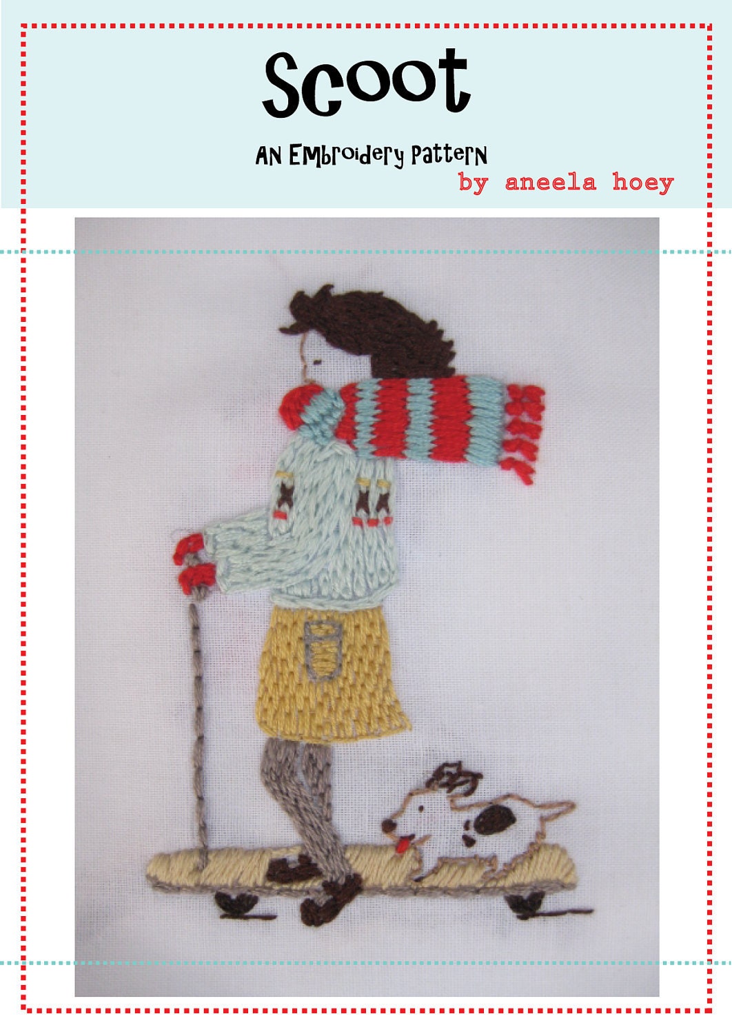 scoot girl embroidery pdf