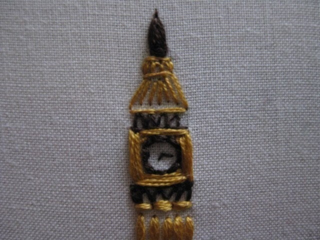 London - embroidery pdf pattern