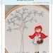 Little red riding hood - embroidery PATTERN