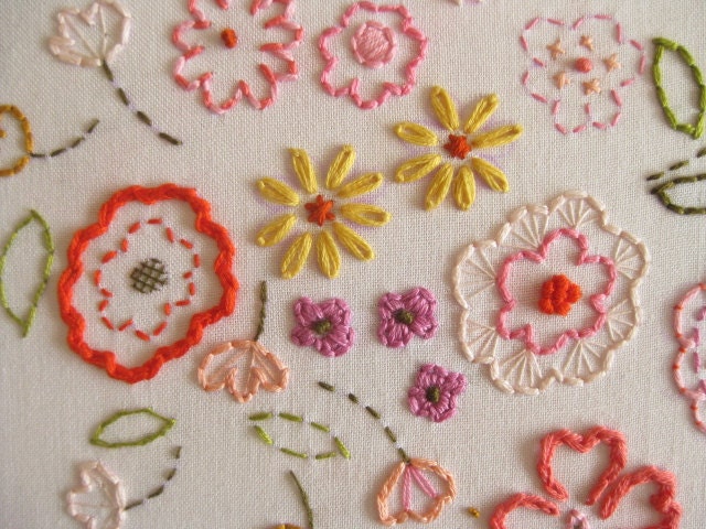Bouquet PDF embroidery pattern