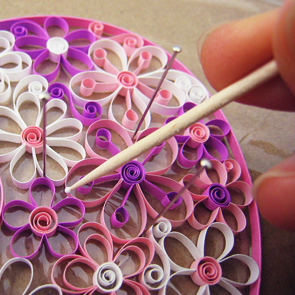 Quilling Flowers - PDF Pattern / Tutorial