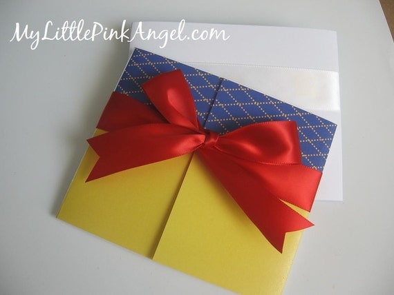 Princess Invitation ///  Handmade