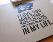 I Love You More Than Anything Valentines Day Card
