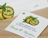 Sweet Lemon Favor Tags