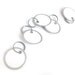 White Metal Rim Tag - Set of 10