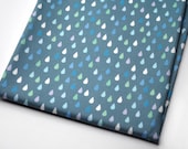 rainy day - rain fabric - original fabric - fat quarter