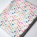 pinwheels  - pastel fabric - fat quarter - triangle fabric - geometric fabric